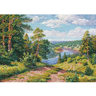 Набор для вышивания Алиса 3-13 «Над рекой» 40*30 см