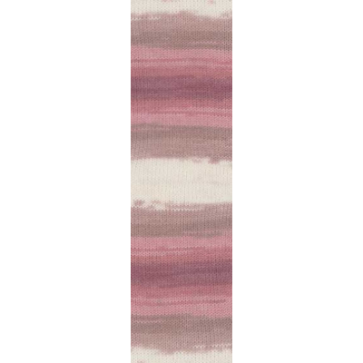Пряжа Ангора голд батик (Angora Gold Batik), 100 г/ 550 м, 5652 беж.+роз.+бел. в интернет-магазине Швейпрофи.рф