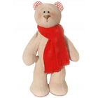 Набор текстильная игрушка Ваниль B002 «Bear's Story. Мишка в красном шарфе» 23 см