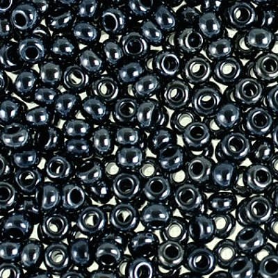 Бисер Preciosa Чехия (уп. 50 г) 49102 т.-серый радужный в интернет-магазине Швейпрофи.рф