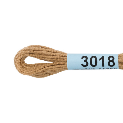Мулине х/б 8 м Гамма, 3018 т.-песочный в интернет-магазине Швейпрофи.рф