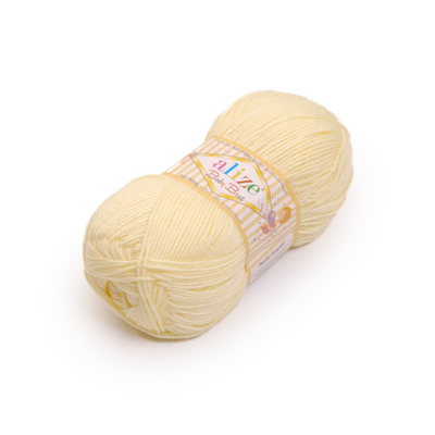 Пряжа Бэби Бест (Baby Best), 100 г / 240 м, 001 кремовый в интернет-магазине Швейпрофи.рф