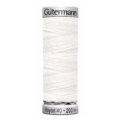 Нитки п/э Гутерман GUTERMAN №40 200 м 800 белый* в интернет-магазине Швейпрофи.рф