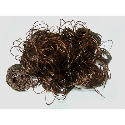 Волосы для кукол (кудри) L47-50 см h25-28 см каштановый в интернет-магазине Швейпрофи.рф