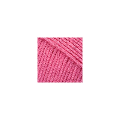 Пряжа Джинс (YarnArt Jeans), 50 г / 160 м, 42 ярко-розовый в интернет-магазине Швейпрофи.рф