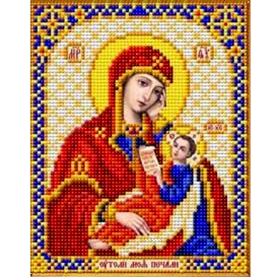 Ткань для вышивания бисером Благовест И-5029 Утоли Мои Печали 13,5*17 см в интернет-магазине Швейпрофи.рф