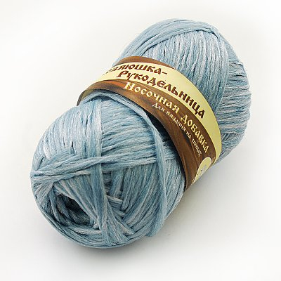 Пряжа Хозяюшка-рукодельница Носочная добавка, 50 г / 200 м, №05 джинсовый в интернет-магазине Швейпрофи.рф