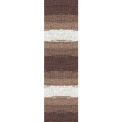 Пряжа Ангора голд батик (Angora Gold Batik), 100 г/ 550 м, 6779 коричн+беж+молочный в интернет-магазине Швейпрофи.рф