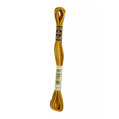 Мулине DMC 8м, 111 желто-коричневый меланж в интернет-магазине Швейпрофи.рф