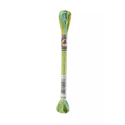 Мулине DMC 8м, 4050 зеленый-желтый-голубой в интернет-магазине Швейпрофи.рф