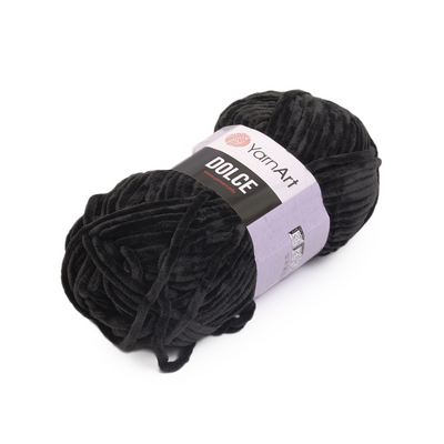 Пряжа Дольче (Dolce), 100 г / 120 м, 742 чёрный в интернет-магазине Швейпрофи.рф