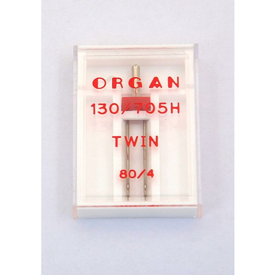 Иглы быт. маш. ORGAN 130/705Н № 80/4 двойные универс. (уп. 1 шт.) в интернет-магазине Швейпрофи.рф