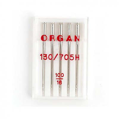 Иглы быт. маш. ORGAN 130/705Н №100  универс. (уп. 5 шт.) в интернет-магазине Швейпрофи.рф