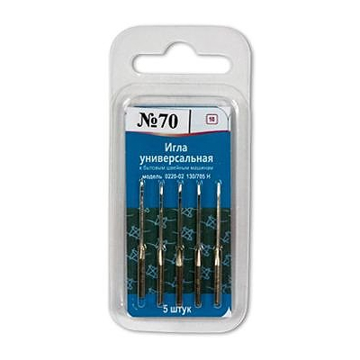 Иглы быт. маш. Арти 0220-02 № 70 (уп. 5 шт.) 162373 в интернет-магазине Швейпрофи.рф
