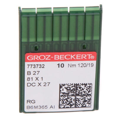 Иглы пром. маш. Groz-Beckert Вх27/DCх27 №120 (уп. 10 шт.) 773732 в интернет-магазине Швейпрофи.рф