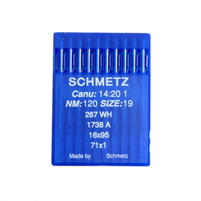 Иглы пром. маш. Schmetz DB*1 (1738)№120 тонк. колба (уп. 10 шт.) в интернет-магазине Швейпрофи.рф