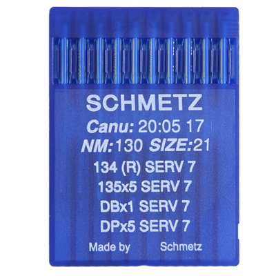 Иглы пром. маш. Schmetz DP*5 (134 R) №130 универсальные (уп. 10 шт.) в интернет-магазине Швейпрофи.рф