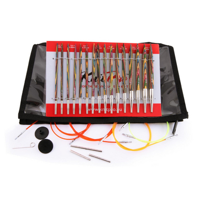 Набор съемных спиц Knit Pro 20613 «Deluxe Set  Simfonie» дерево 8 видов в интернет-магазине Швейпрофи.рф