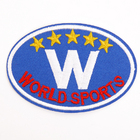 Термоаппликация L074 «World Sports»  8*5,5 см
