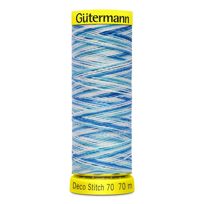 Нитки п/э Гутерман GUTERMAN DECO STITCH №70  70 м мультиколор для декоративных швов 702161 цв.9954 в интернет-магазине Швейпрофи.рф