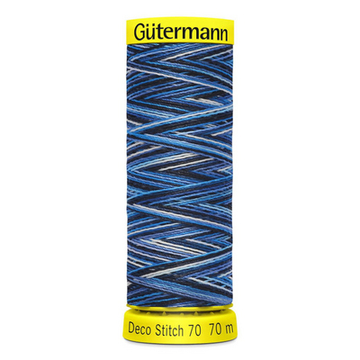 Нитки п/э Гутерман GUTERMAN DECO STITCH №70  70 м мультиколор для декоративных швов 702161 цв.9962 в интернет-магазине Швейпрофи.рф