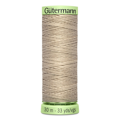 Нитки п/э Гутерман GUTERMAN TOP STITCH №30  30 м для отстрочки 744506 (132013) св.бежевый 722 в интернет-магазине Швейпрофи.рф