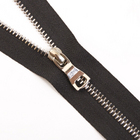 Молния Т3 металл MaxZipper. 18 см шлиф. никель черный 322
