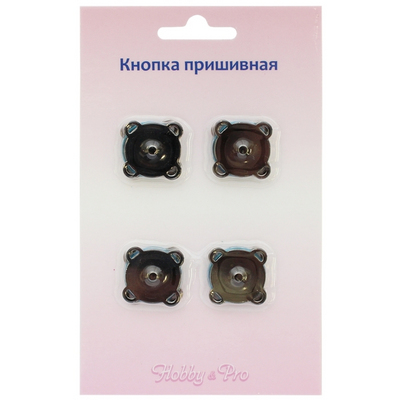 Кнопки пришивные 62146 металл 18 мм магнит уп. 4 шт. 514232  т.никель в интернет-магазине Швейпрофи.рф