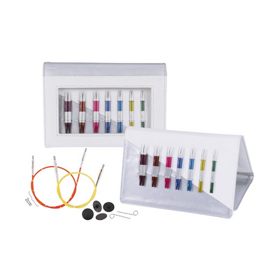 Набор съемных спиц Knit Pro 42161 «Deluxe Set Special IC SmartStix» алюминий 8 видов в интернет-магазине Швейпрофи.рф