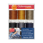 Нитки п/э Гутерман GUTERMAN DENIM 100 м набор 6 кат. 731144 (7726432) в интернет-магазине Швейпрофи.рф Нитки п/э Гутерман GUTERMAN DENIM 100 м набор 6 кат. 731144 (7726432) в интернет-магазине Швейпрофи.рф