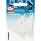 Термоаппликация 925467 «Треугольники» Prym больш. белый  (уп 2 шт) 343185