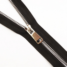 Молния Т5 трактор MaxZipper ТТ  90 см серебро/чёрный