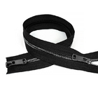 Молния Т5 трактор MaxZipper ТТ 90 (2 замк.) т. никель/черный