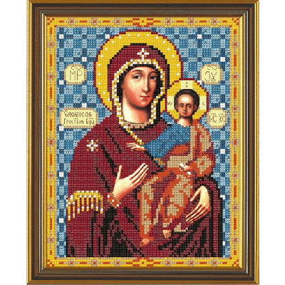 Ткань для вышивания бисером «Нова Слобода» БИС 9035 Б. Смоленская 18,5*24 см в интернет-магазине Швейпрофи.рф