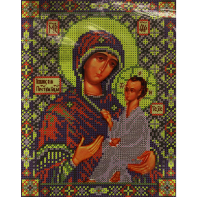 Ткань для вышивания бисером «Нова Слобода» БИС 9051 Б. Тихвинская 18,5*24 см в интернет-магазине Швейпрофи.рф