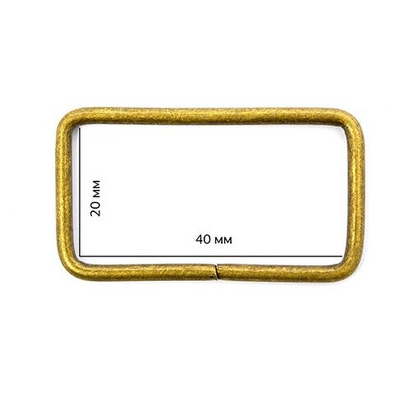 Рамка TSW 40*20*2,5 мм 14264 антик в интернет-магазине Швейпрофи.рф
