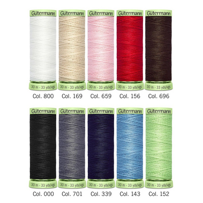 Нитки п/э Гутерман GUTERMAN TOP STITCH №30 для отстрочки набор ниток 10 катушек 731154 в интернет-магазине Швейпрофи.рф