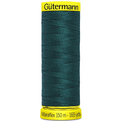 Нитки п/э Гутерман GUTERMAN Maraflex №150  150 м для трикотажных материалов 777000 189 изумрудный в интернет-магазине Швейпрофи.рф