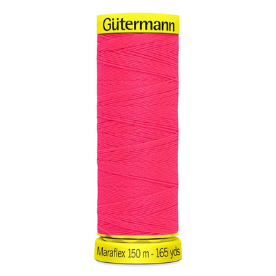 Нитки п/э Гутерман GUTERMAN Maraflex №150  150 м для трикотажных материалов 777000 3837 неон розовый в интернет-магазине Швейпрофи.рф