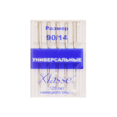 Иглы быт. маш. «Хемлайн» №  90 универс. A6100/90 90/14 (уп. 5 шт.) в интернет-магазине Швейпрофи.рф
