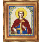 Ткань для вышивания бисером Благовест И-4103 Св. Мученица Екатерина 20*25 см