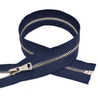 Молния Т5 MaxZipper 75 см никель/ 058 т. синий шлиф.звено
