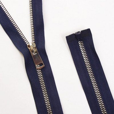 Молния Т5 трактор MaxZipper ТТ  90 см серебро/т. синий в интернет-магазине Швейпрофи.рф