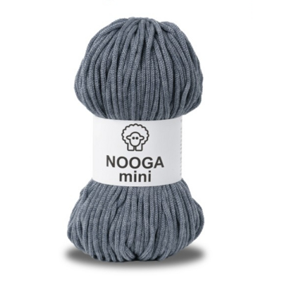 Нуга mini Nooga шнур для вязания 5 мм 100 м/ 170 гр роскошный серый в интернет-магазине Швейпрофи.рф