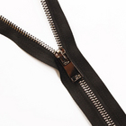 Молния Т5 трактор MaxZipper ТТ  70 см, т. никель/чёрный