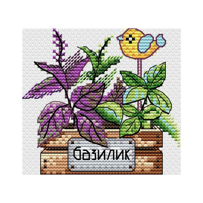 Набор для вышивания М.П.Студия М-636 «Базилик» 9*10 см в интернет-магазине Швейпрофи.рф