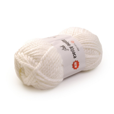 Пряжа Альпин альпака (Alpine Alpaca NEW),150 г / 120 м 1440 белый в интернет-магазине Швейпрофи.рф