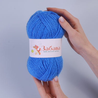 Пряжа Забава  Alpira, 100 г / 250 м, небо в интернет-магазине Швейпрофи.рф