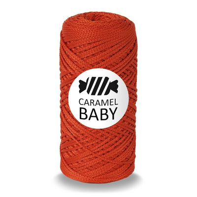 Карамель Baby шнур для вязания 2 мм 200 м/ 150 гр Курага в интернет-магазине Швейпрофи.рф