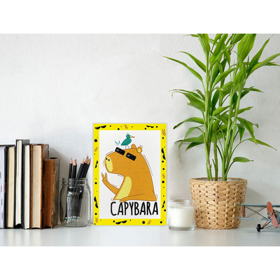Алмазная мозаика Фрея ALVS-054 «Капибара» 14*19.5 см в интернет-магазине Швейпрофи.рф